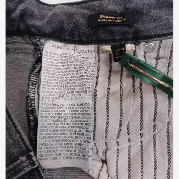 Mossimo Dutti Skinny Fit Grey Jeans Size 2 - Picture 8 of 10
